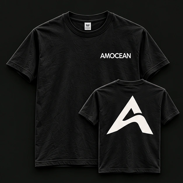 BLACK BASIC TEE in zwart
