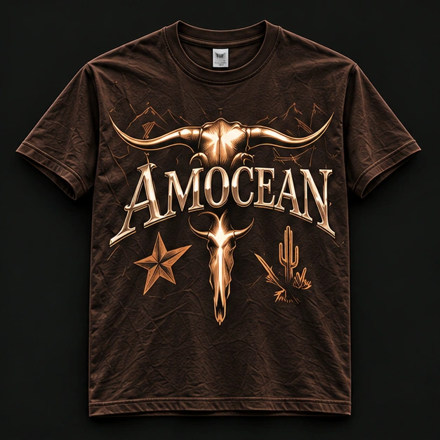 LONE STAR TEE in vintage bruin