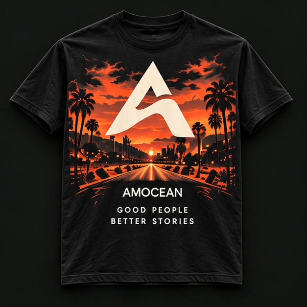BACKPRINT TEE in zwart